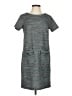 Ann Taylor LOFT Tweed Gray Casual Dress Size 2 - photo 1