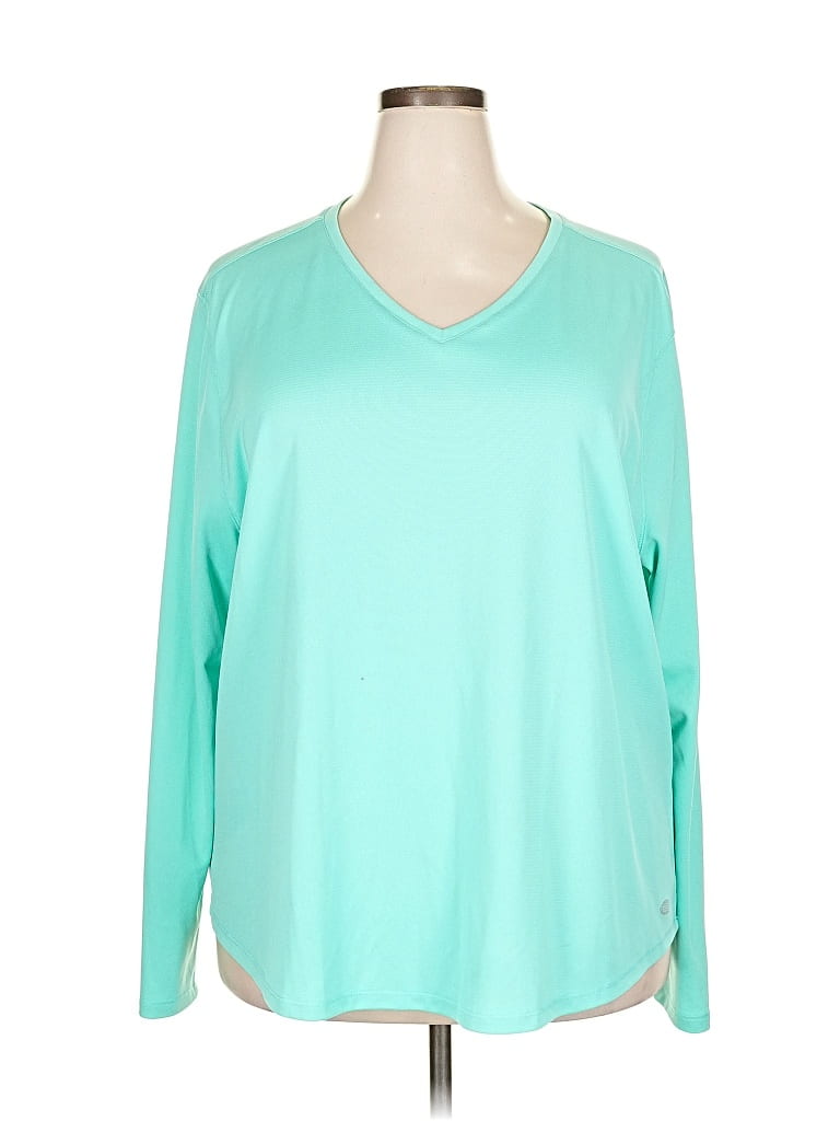 Pre-owned Reel Legends 3/4 Sleeve T-shirt In Blue