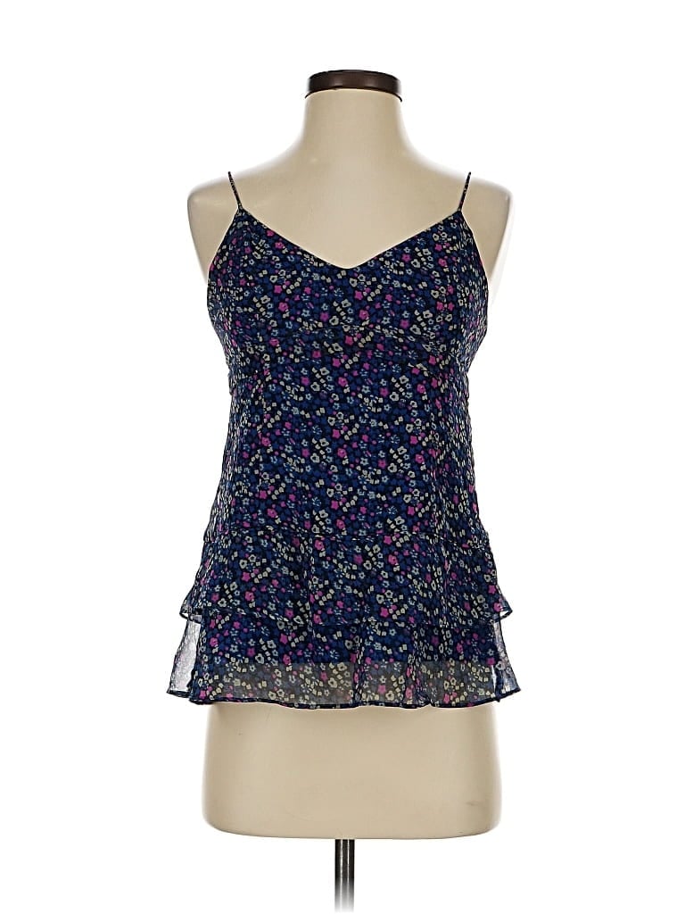 Pre-owned American Eagle Outfitters Sleeveless Blouse In Blue