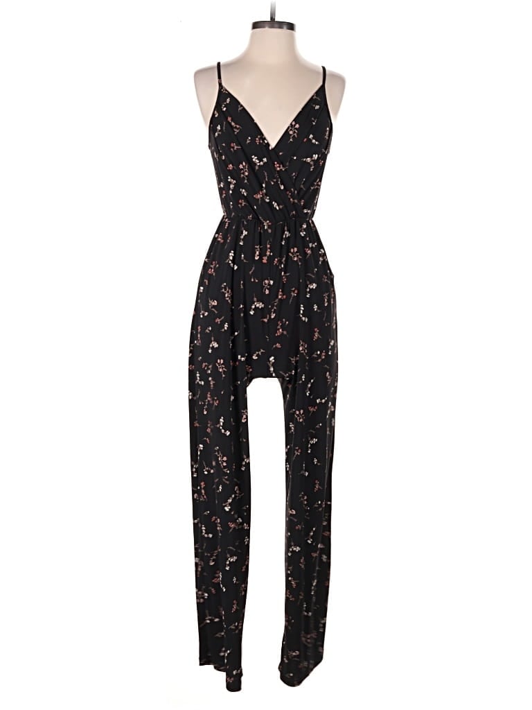 Pre-owned Kaileigh Jumpsuit In Black