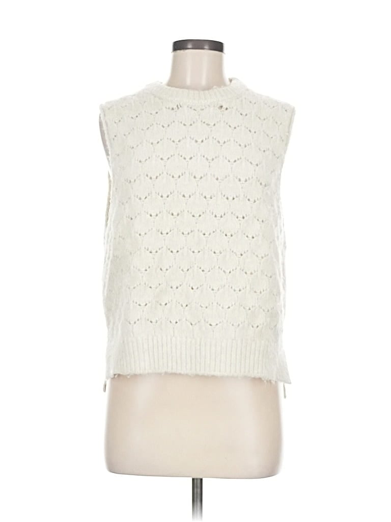 Pre-owned Universal Thread Sweater Vest In White
