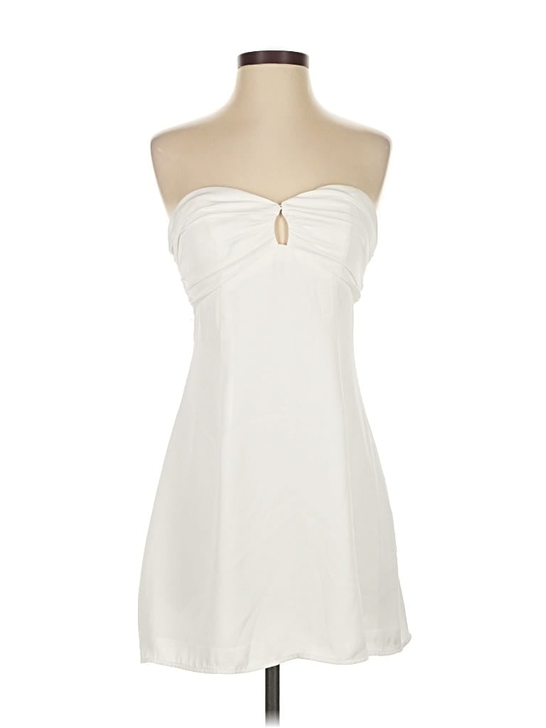 Pre-owned Lulus Cocktail Dress In White