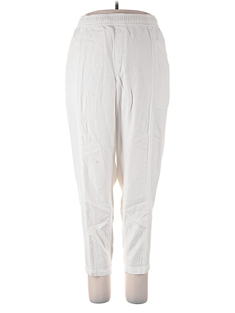 Pre-owned Old Navy Linen Pants In White