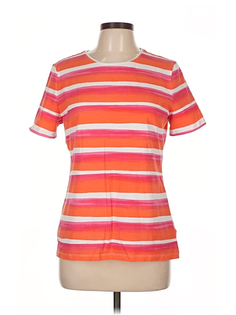 Pre-owned Talbots Short Sleeve T-shirt In Orange