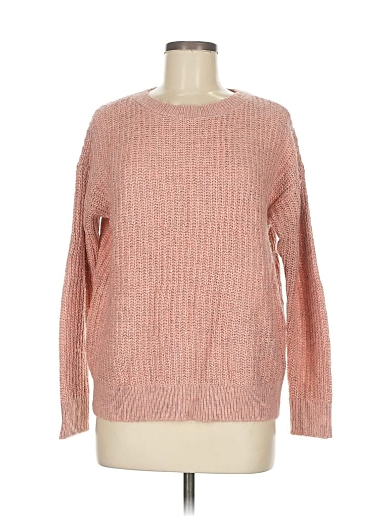 Pre-owned Ann Taylor Loft Outlet Pullover Sweater In Pink