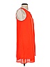 Everly 100% Polyester Solid Orange Casual Dress Size S - photo 4