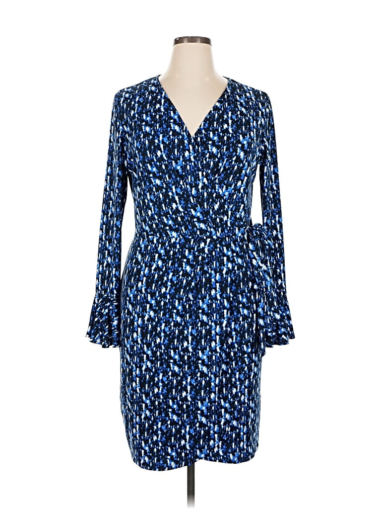 Pre-owned London Times Cocktail Dress In Blue