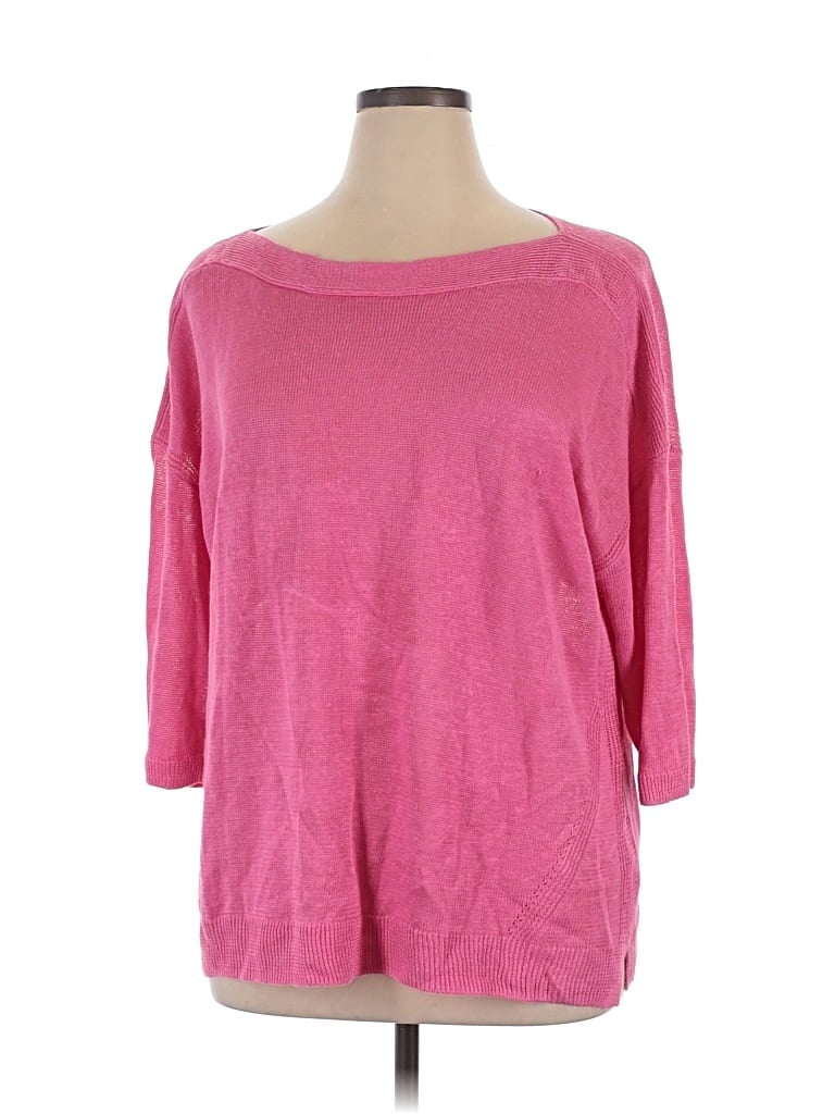 Pre-owned Talbots Pullover Sweater In Pink