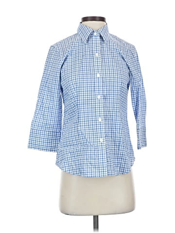 Foxcroft 3/4 Sleeve Button-Down Shirt (view 1)