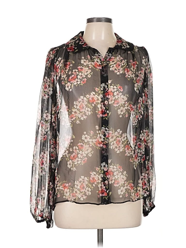 Pre-owned Dolce & Gabbana 3/4 Sleeve Blouse In Black