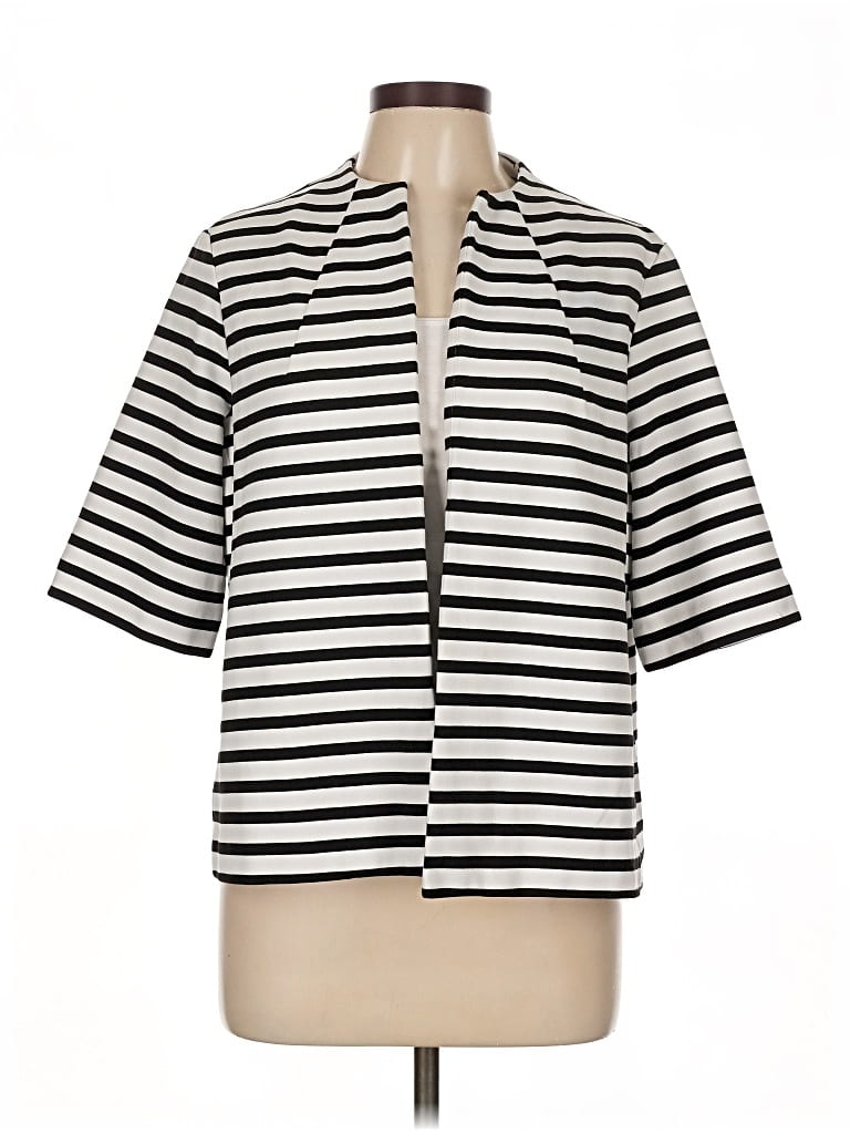 Pre-owned Chico's Cardigan Sweater In White