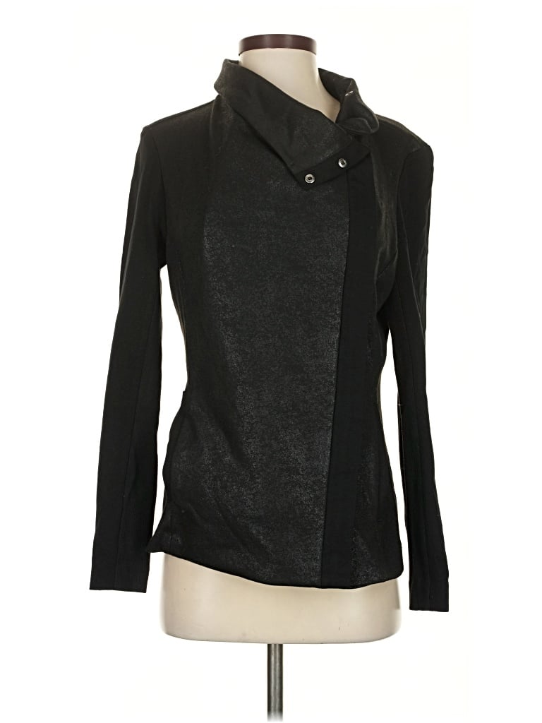 Pre-owned Two By Vince Camuto Cardigan Sweater In Black