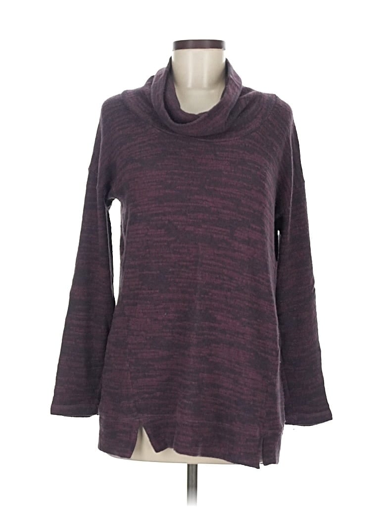 Pre-owned Aerie Pullover Sweater In Burgundy