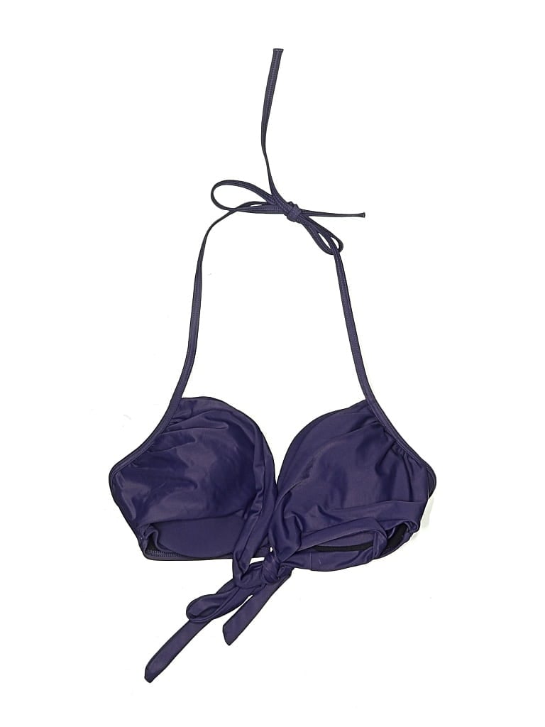Pre-owned Victoria's Secret Swimsuit Top Purple Swimwear