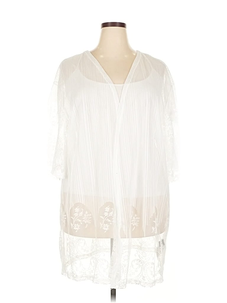 Pre-owned Emery Rose Kimono In White