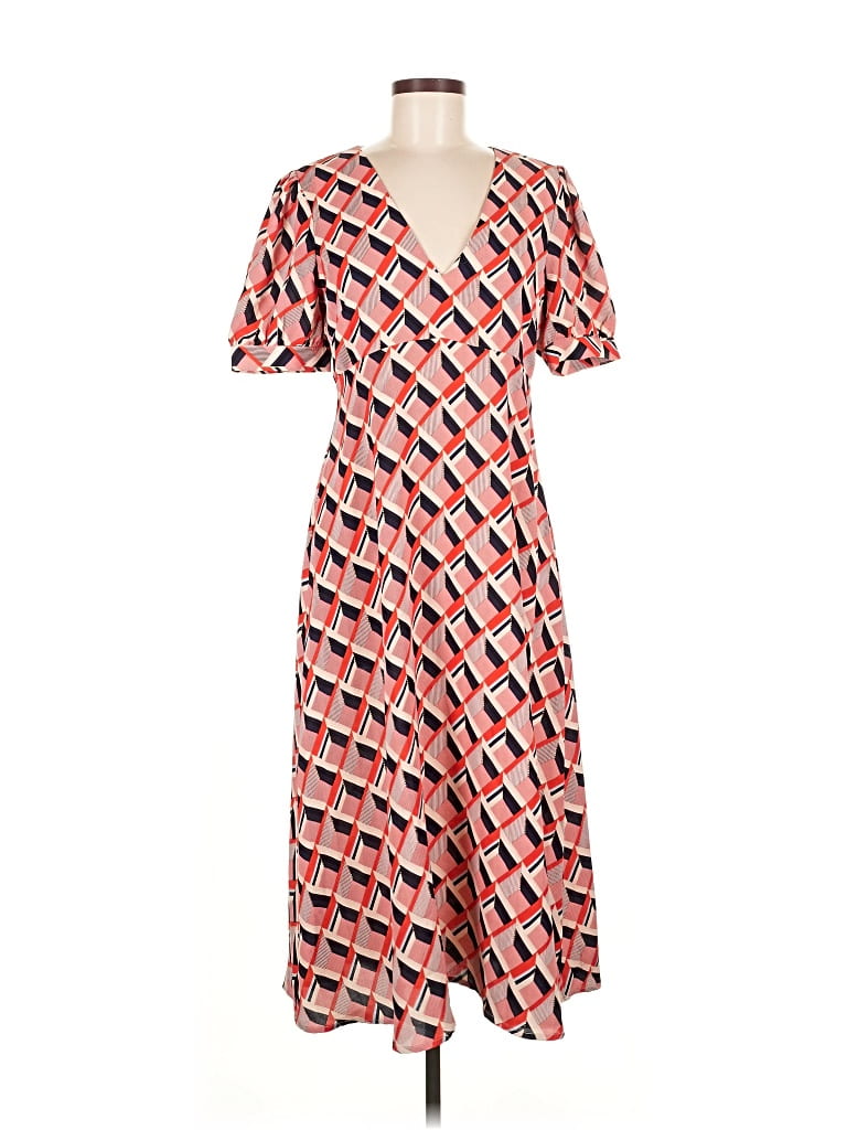 Pre-owned Traffic People Casual Dress In Red