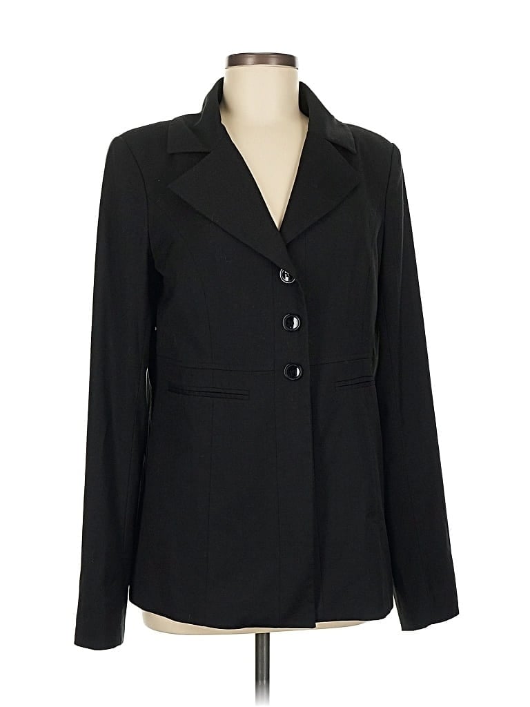 Pre-owned Assorted Brands Blazer Jacket In Black