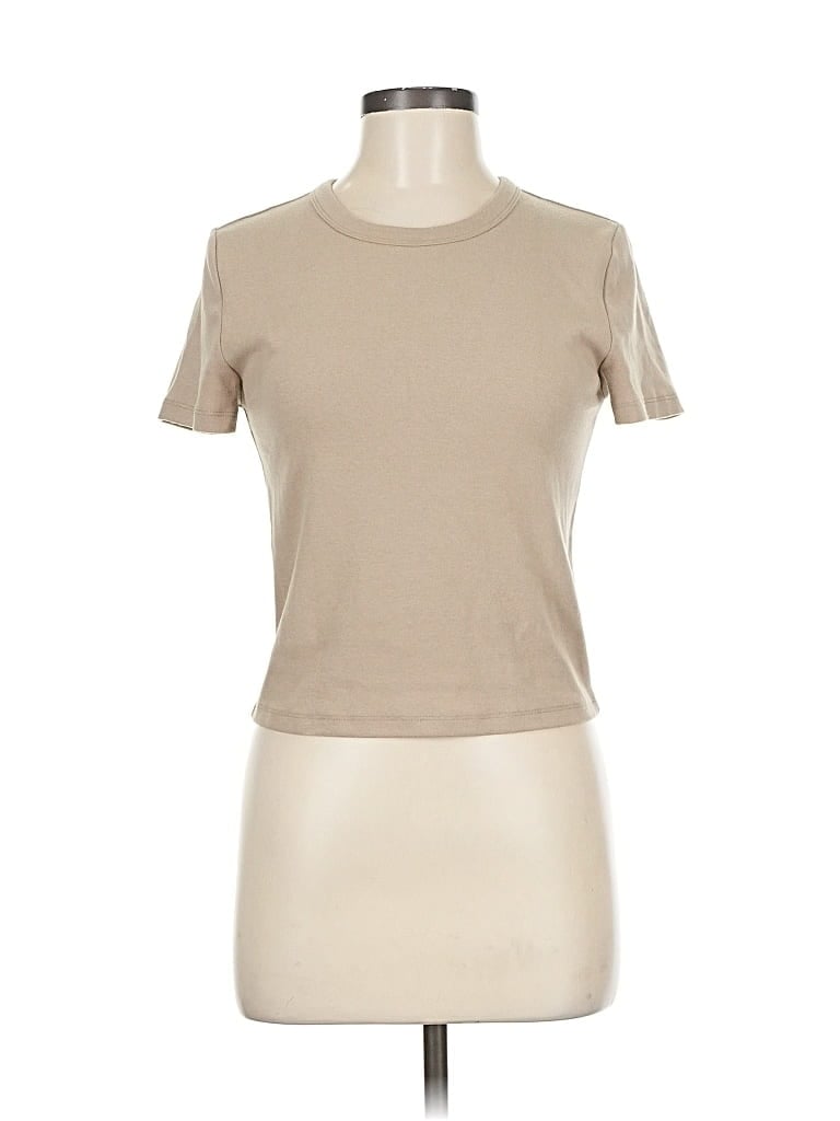 SUNDAY BEST Pre-owned Short Sleeve Turtleneck In Brown