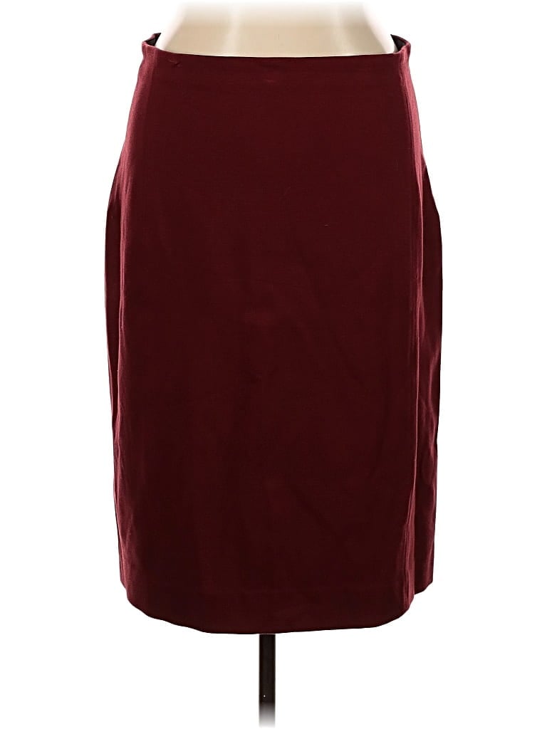 Pre-owned Mm. Lafleur Formal Skirt In Burgundy