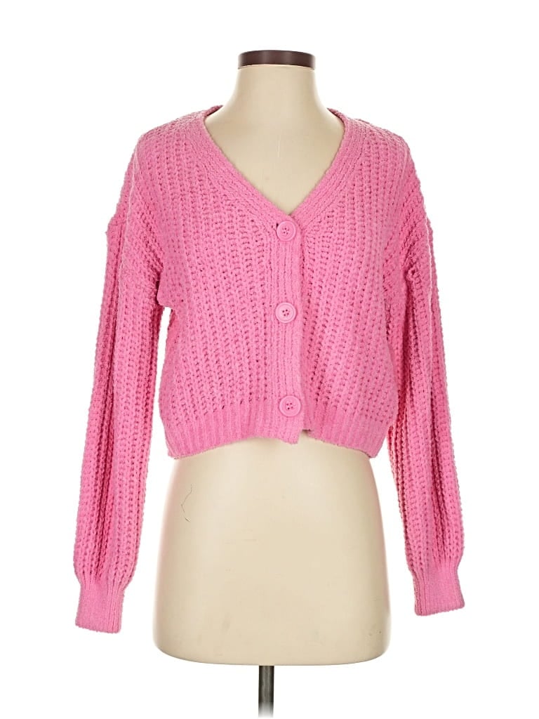 Pre-owned Love Ellie Cardigan Sweater In Pink
