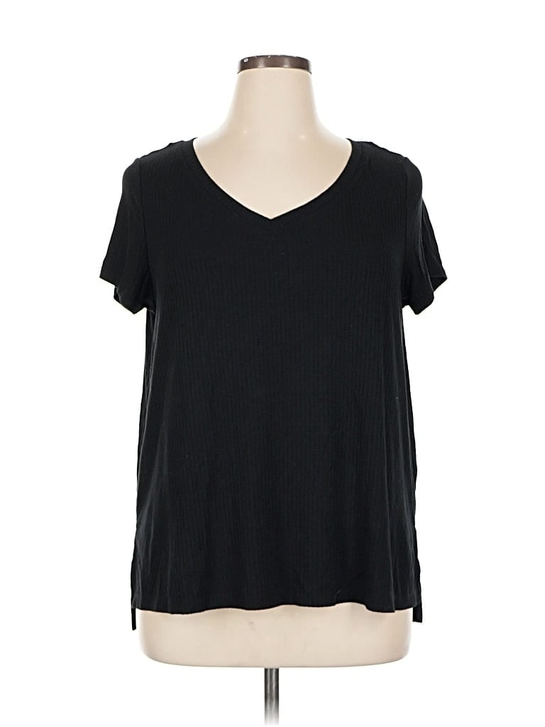 Pre-owned Rachel Zoe Tjx Short Sleeve T-shirt In Black