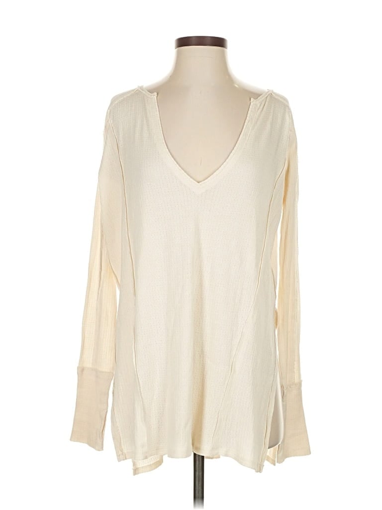 Pre-owned We The Free Long Sleeve T-shirt In White