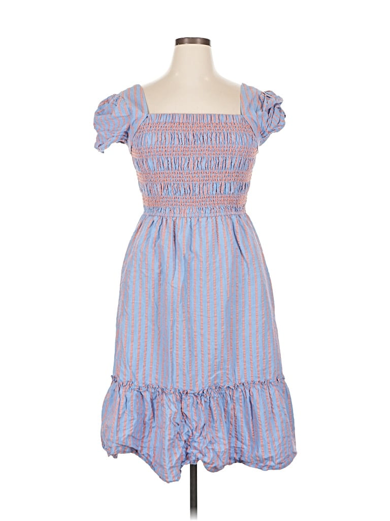 Pre-owned Tahari By Asl Casual Dress In Blue