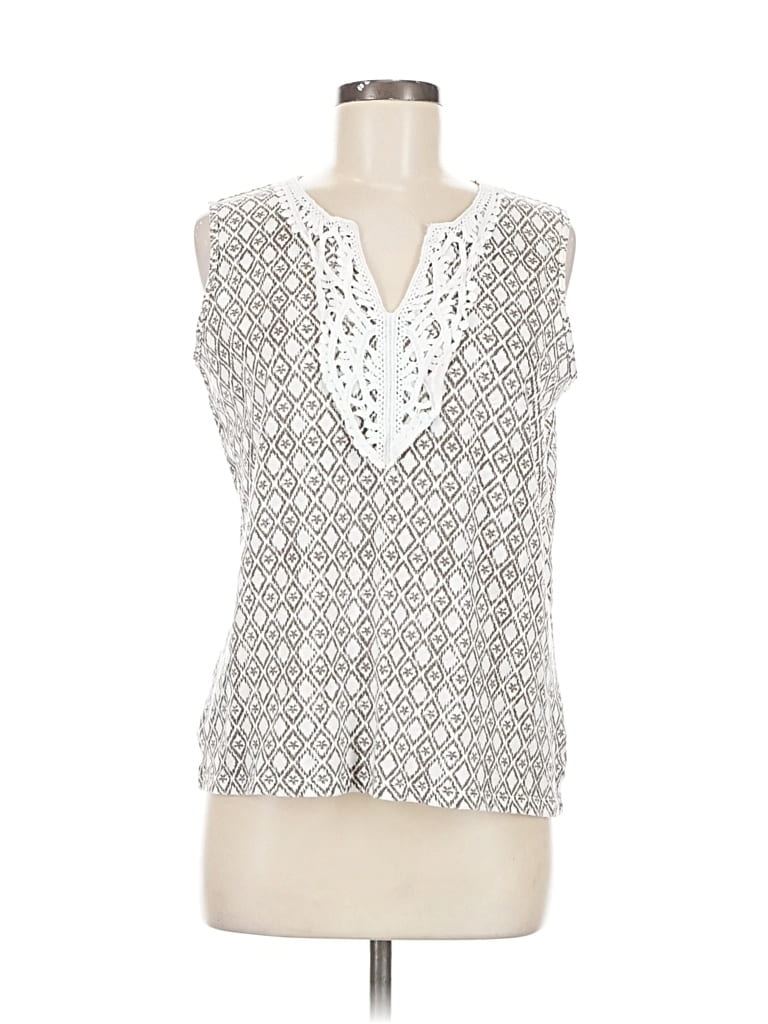 Pre-owned St. John's Bay Sweater Vest In Gray