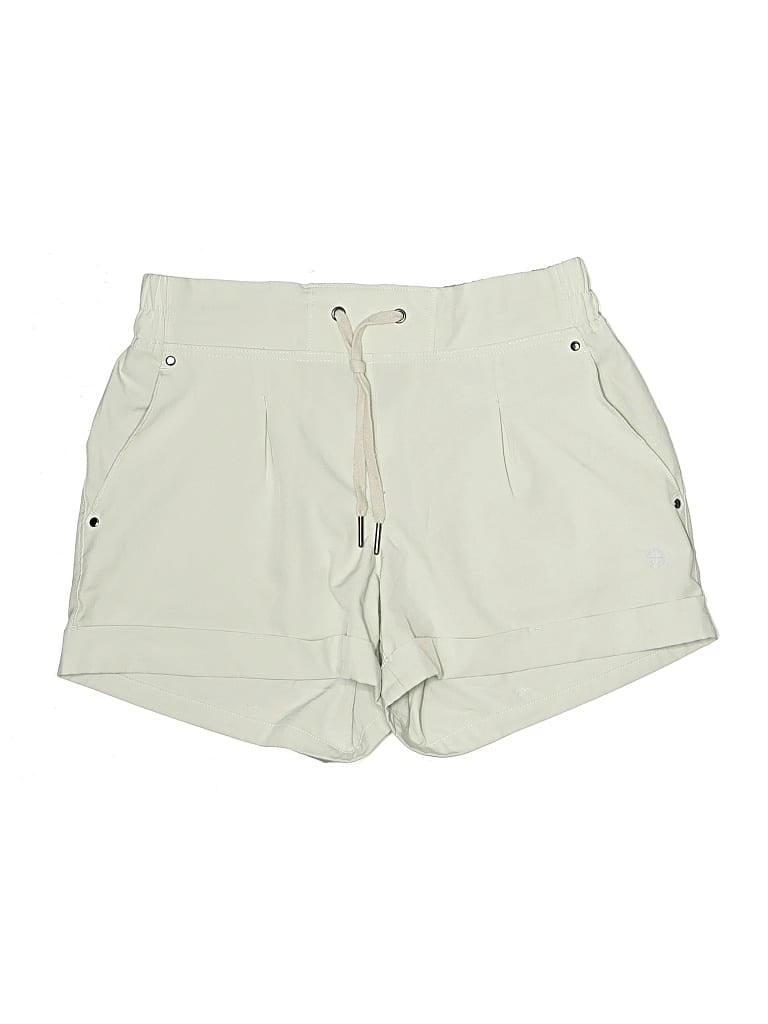 Pre-owned Mondetta Khaki Shorts In White