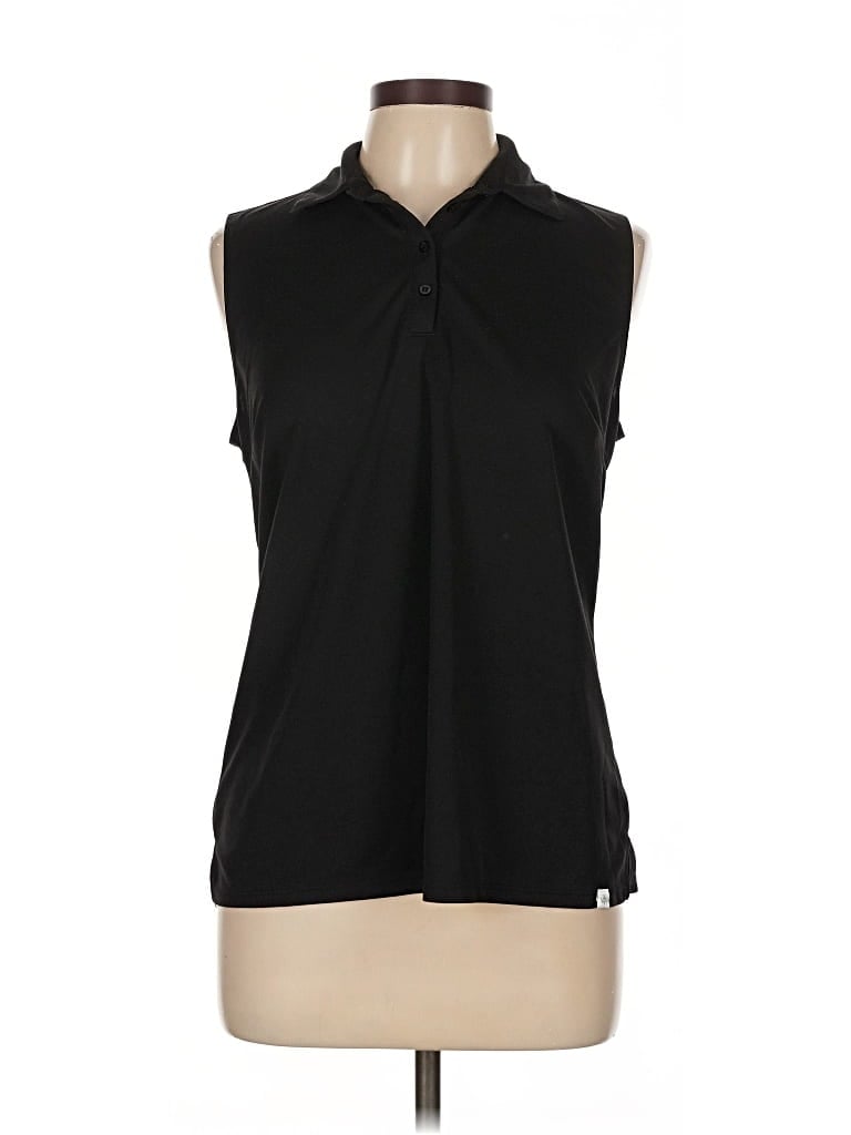 Pre-owned Lady Hagen Sleeveless Blouse In Black