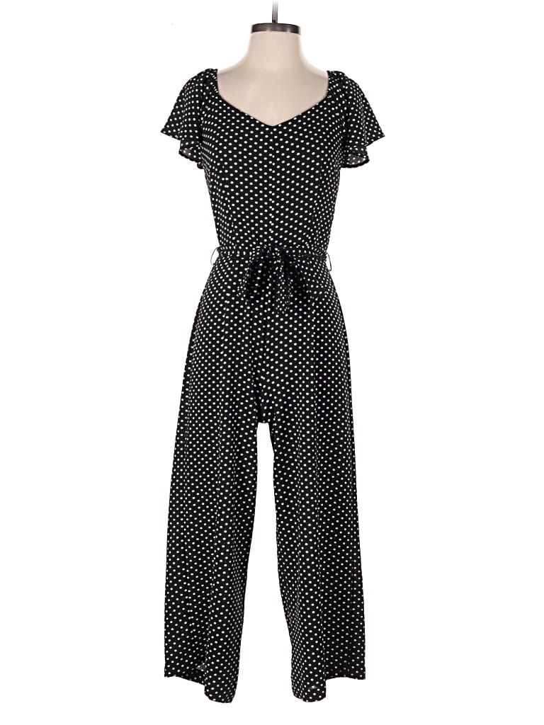Pre-owned Monteau Jumpsuit In Black