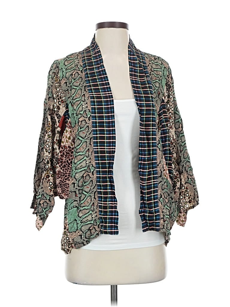 Pre-owned Ivy Jane Kimono In Green