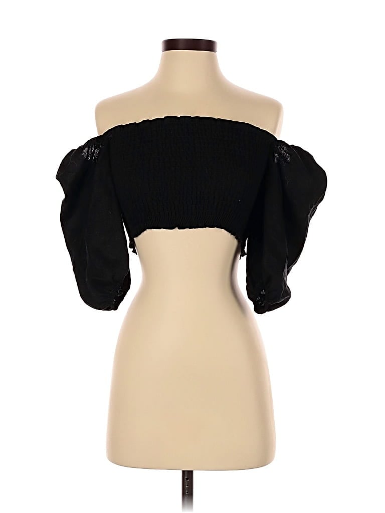Pre-owned Reformation Sleeveless Blouse In Black