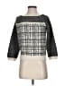 Ann Taylor LOFT Tweed Plaid Gray Pullover Sweater Size XS - photo 1
