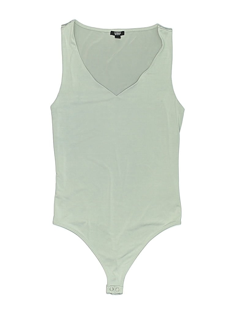 Pre-owned Express Bodysuit In Green