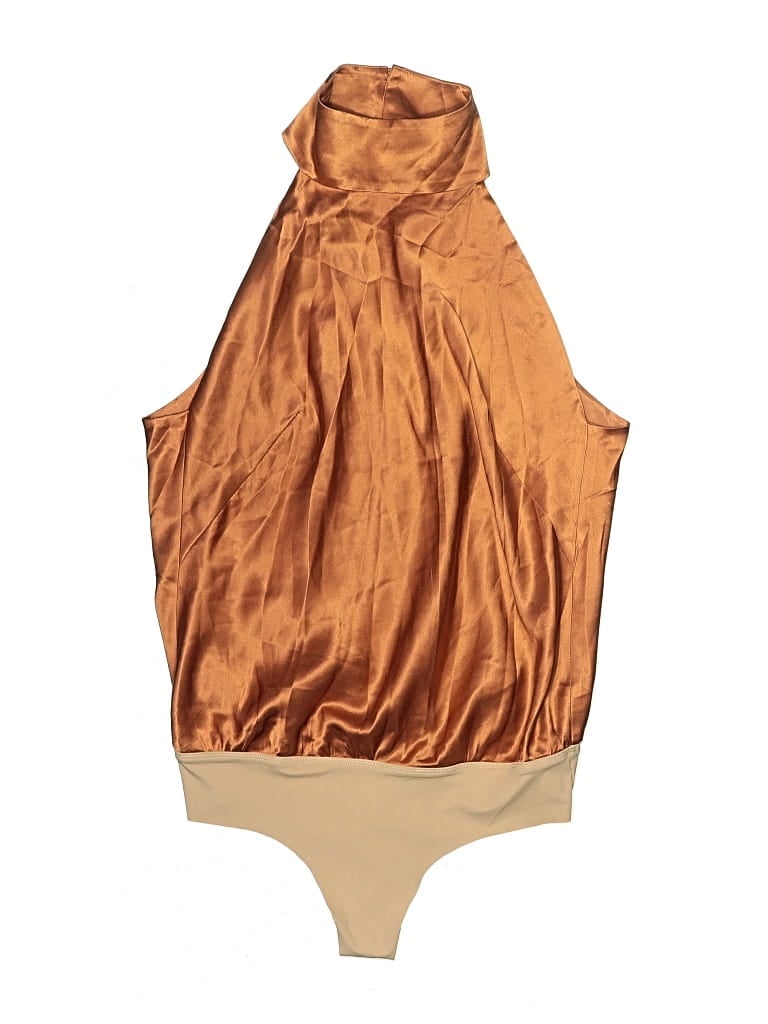 Pre-owned Alix Nyc Bodysuit In Orange
