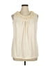 New Directions Ivory Sleeveless Blouse Size 1X - photo 1