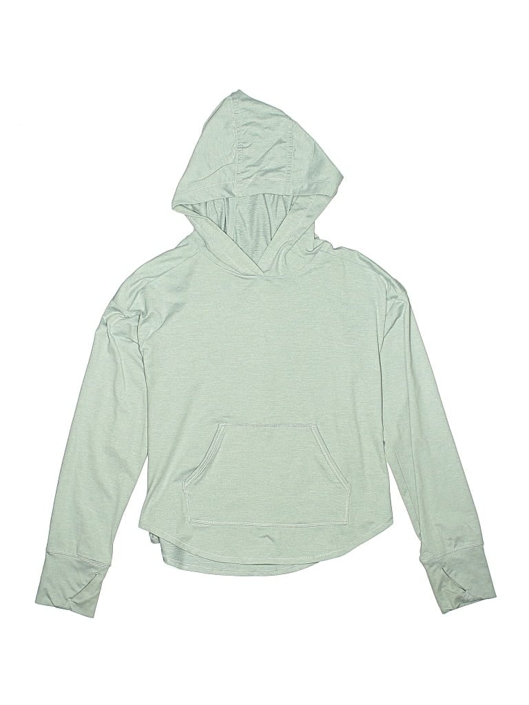 Pre-owned All In Motion Kids' Pullover Hoodie In Green