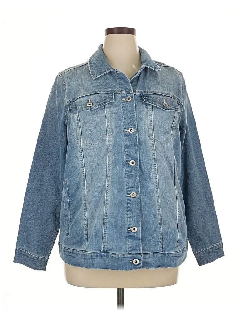 Pre-owned Jessica Simpson Denim Jacket In Blue