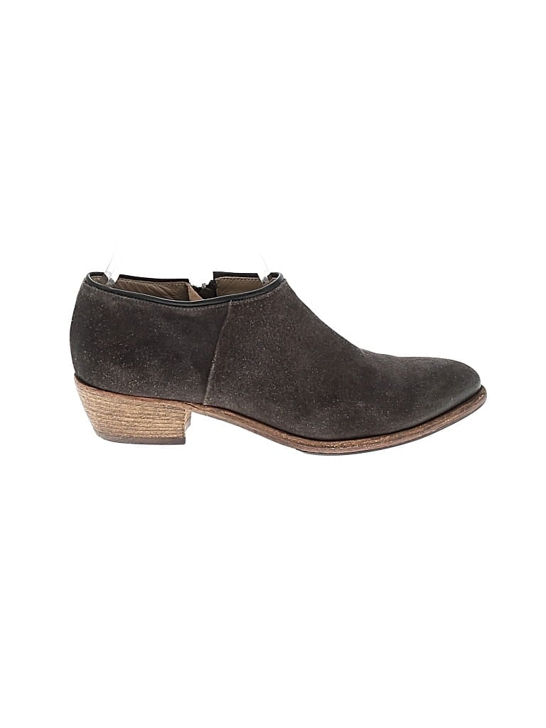 Pre-owned Alberto Fermani Ankle Boots In Gray