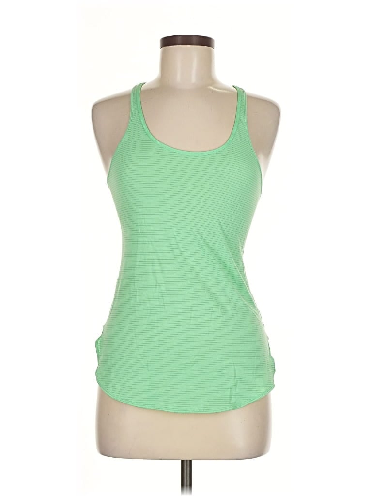 Pre-owned Lululemon Athletica Active Tank Top In Green