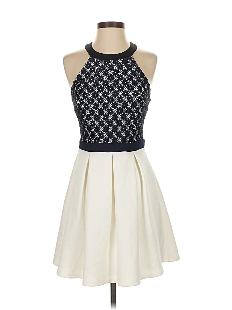 Pre-owned B Darlin Cocktail Dress In White