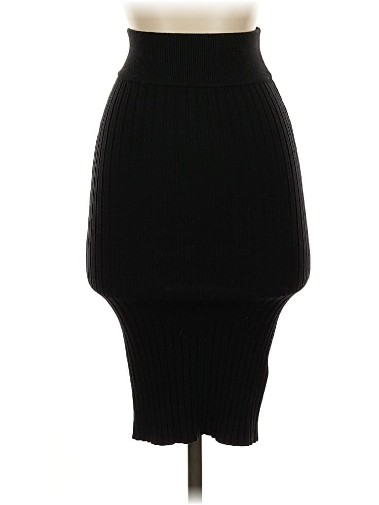 Pre-owned Wilfred Wool Skirt In Black