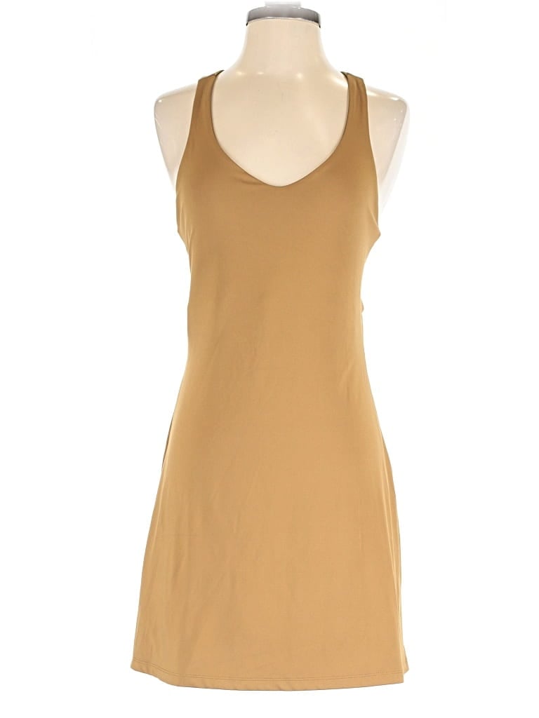 Pre-owned Girlfriend Collective Romper In Brown