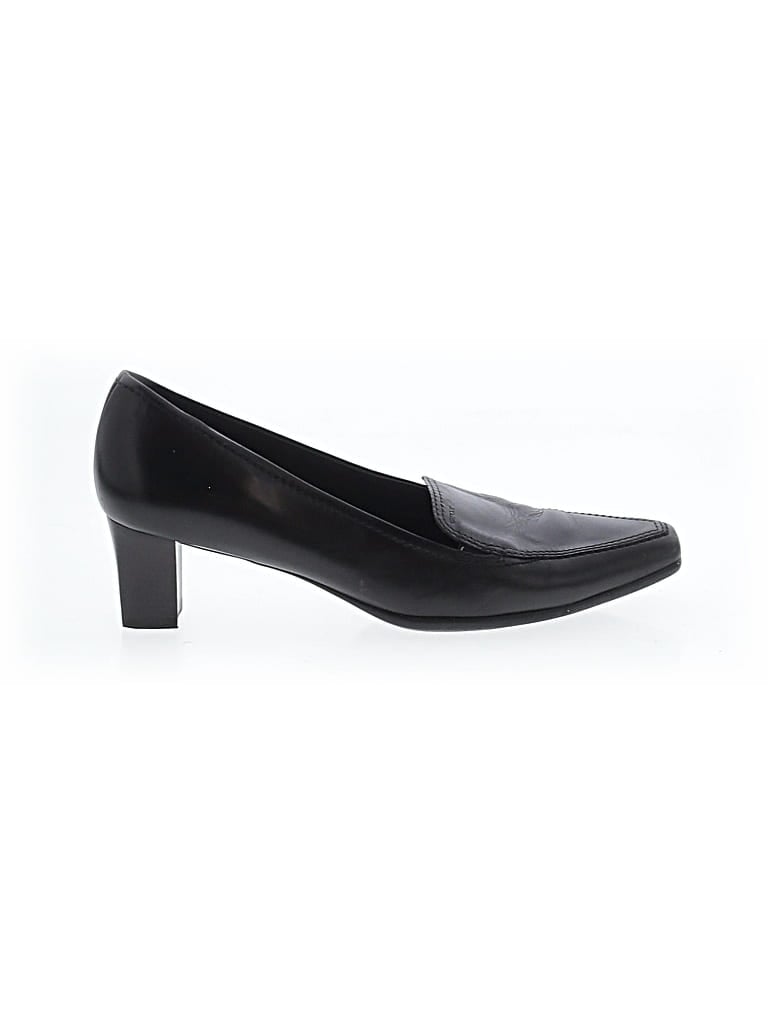 Pre-owned Geox Respira Heels In Black