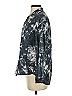 Grayson 100% Lyocell Tie-dye Gray Blue Long Sleeve Button-Down Shirt Size XS (1) - photo 5
