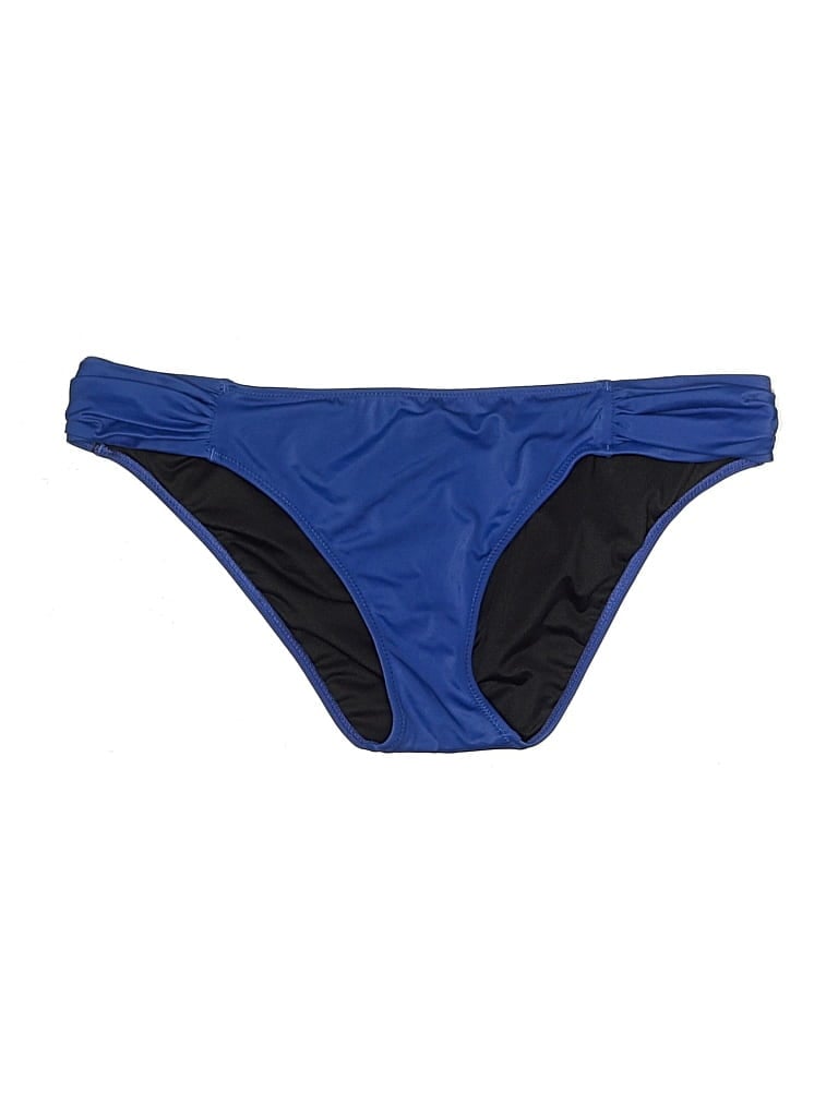 Pre-owned Victoria's Secret Swimsuit Bottoms In Blue