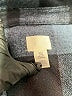 H&M 100% Polyester Plaid Black Coat Size XS - photo 6