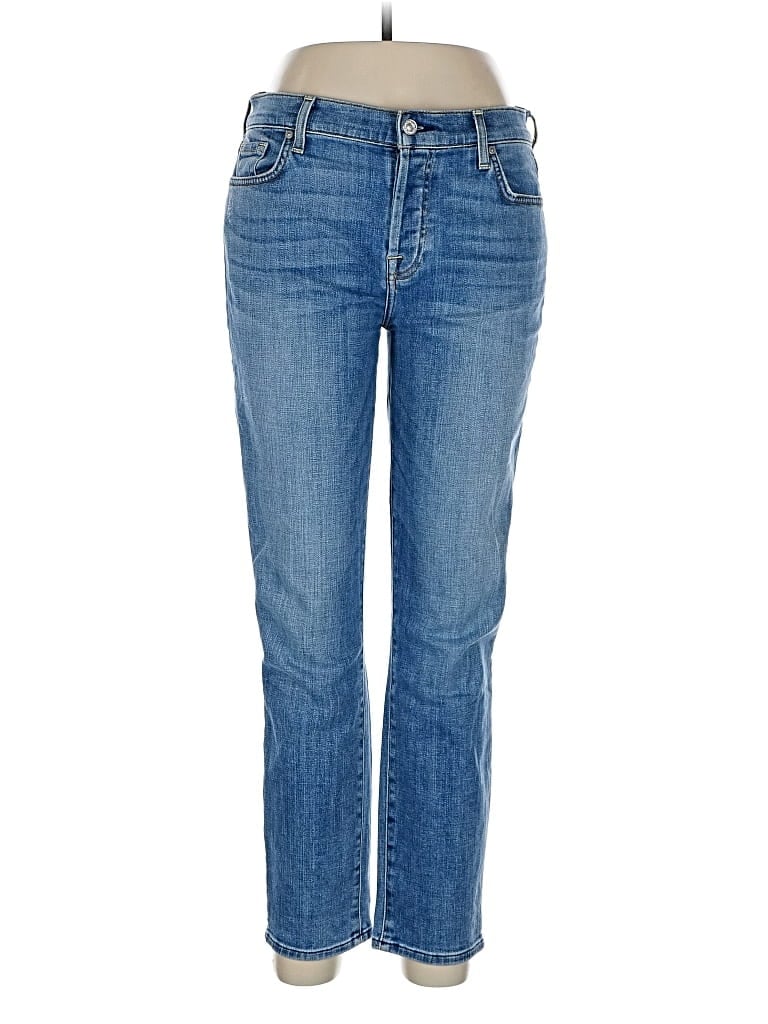 Pre-owned 7 For All Mankind Jeans In Blue