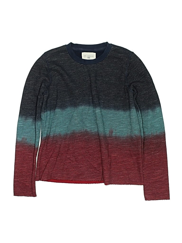 Pre-owned Sol Angeles Kids' Pullover Sweater In Blue